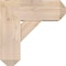 Ekena Millwork Traditional Craftsman Smooth Bracket w/ Offset Brace, Douglas Fir, 7 1/2"W x 18"D x 18"H BKT0806X18X18TRA04SDF - alternate 4